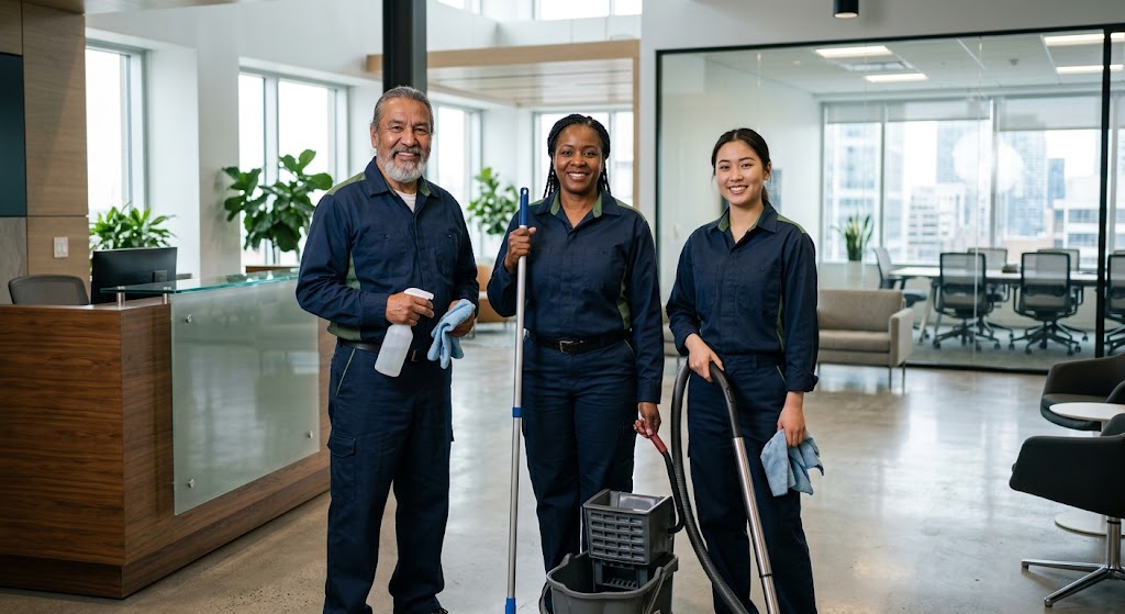 Cleenvy professional cleaning and maintenance team