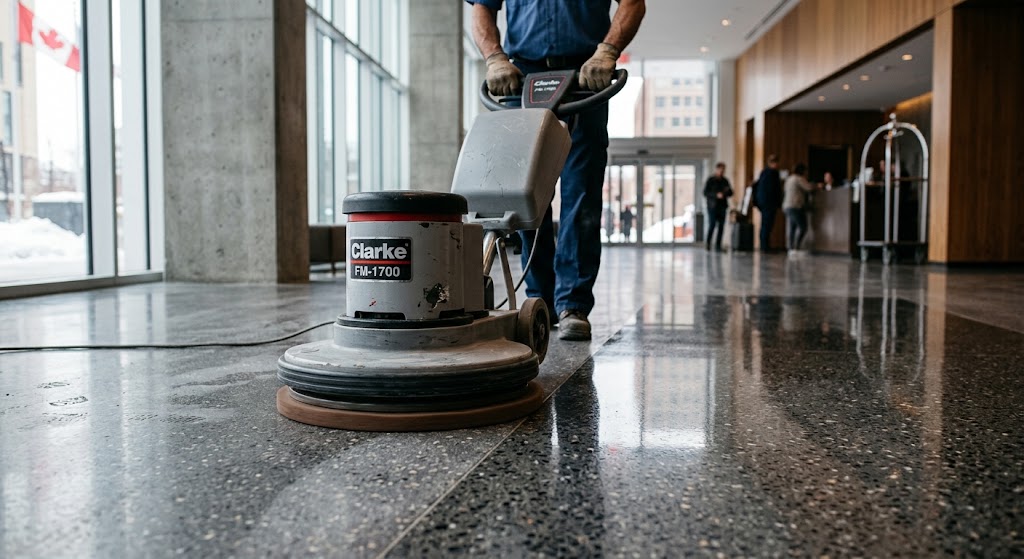 Professional commercial floor care